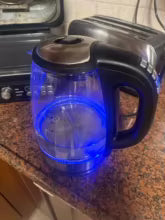 Electric Glass Kettle 2200W – Fast Boil with Temperature Control & Keep Warm