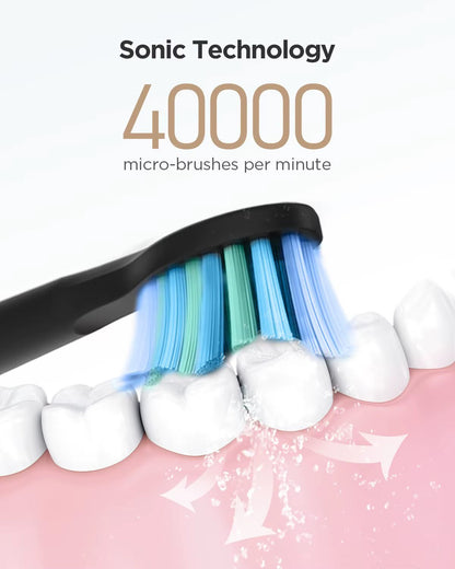 Sonic Electric Toothbrush 40000 Strokes Per Minute