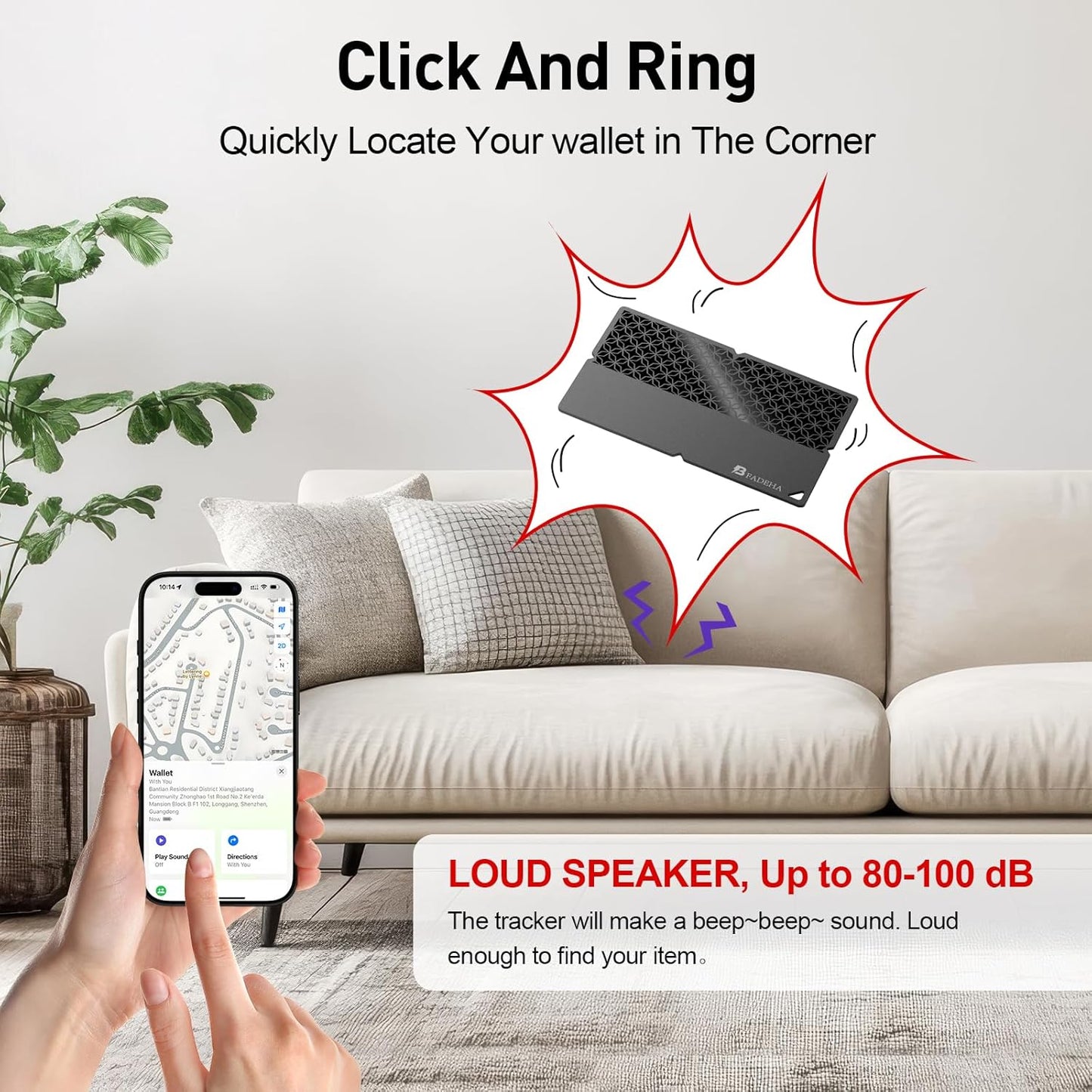 2026 Apple Mfi Certified Wallet Tracker Smart Card for Find My Iphone Ultra Thin Air Tracker Tag, 5 Years+ Staying Power, IP68 Waterproof, Bluetooth Key Finder & Item Locator for Keys, Bags, Passport