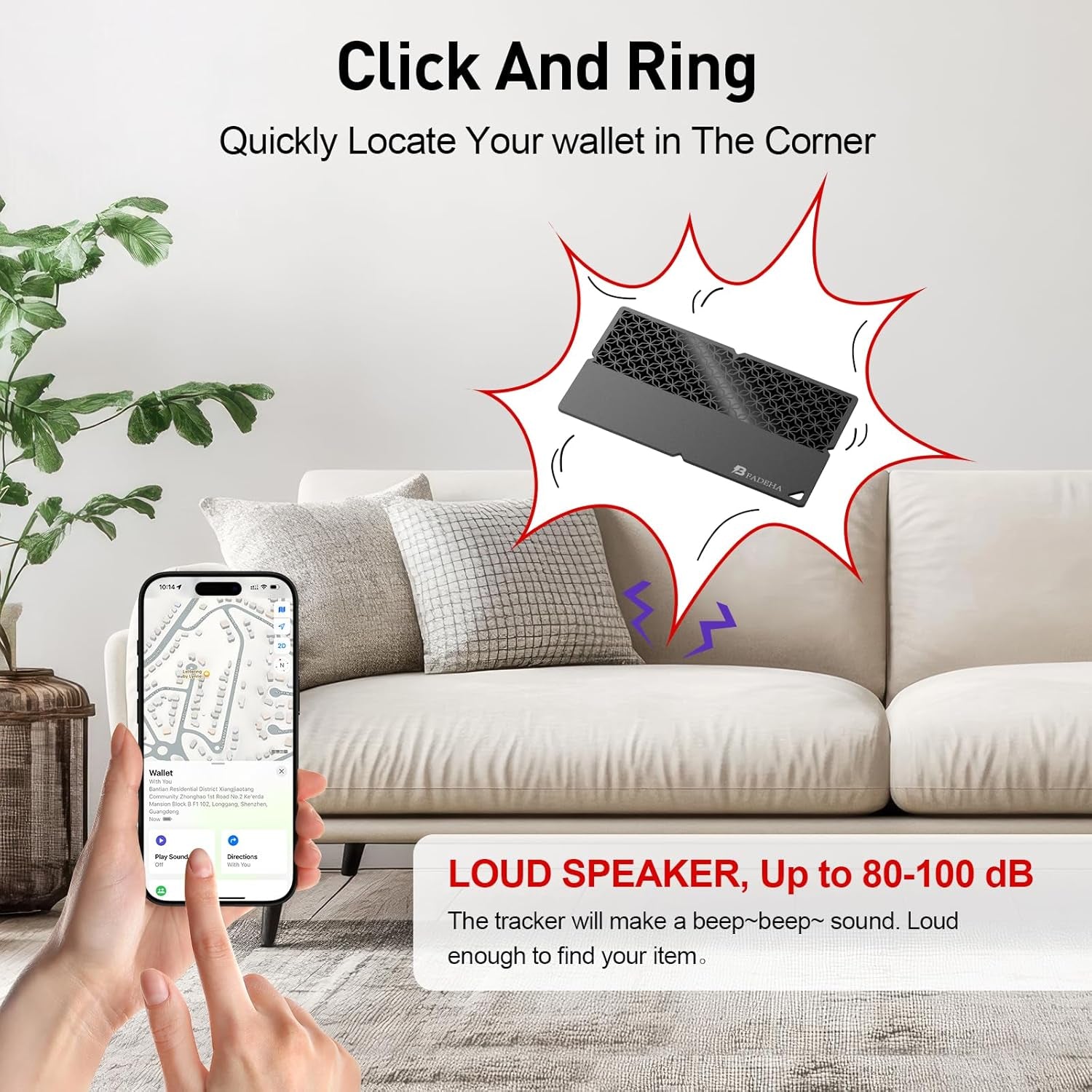 2026 Apple Mfi Certified Wallet Tracker Smart Card for Find My Iphone Ultra Thin Air Tracker Tag, 5 Years+ Staying Power, IP68 Waterproof, Bluetooth Key Finder & Item Locator for Keys, Bags, Passport