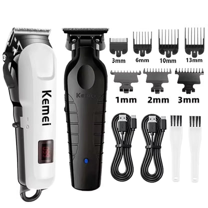 Hair Clipper Full Guard Set and Charging Accessories