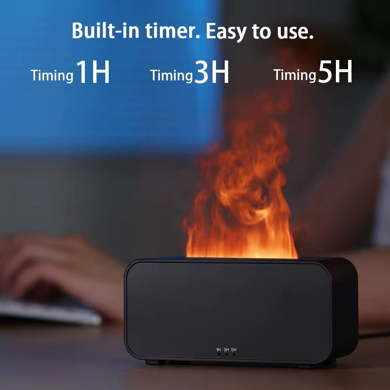 Flame Diffuser Built-In Timer 1H 3H 5H Easy to Use
