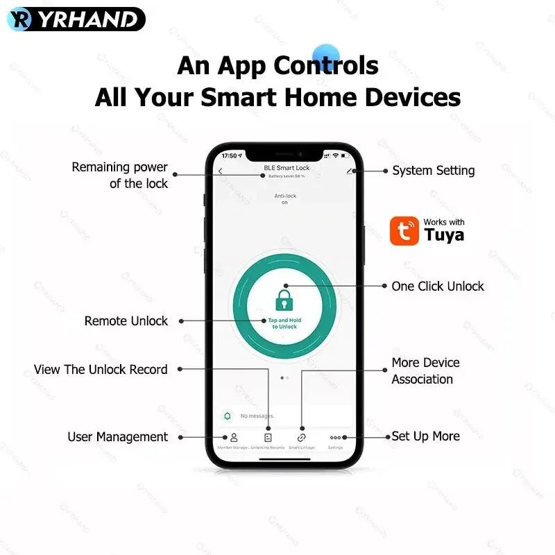 Smart Lock Box Tuya App Controls All Smart Home Devices