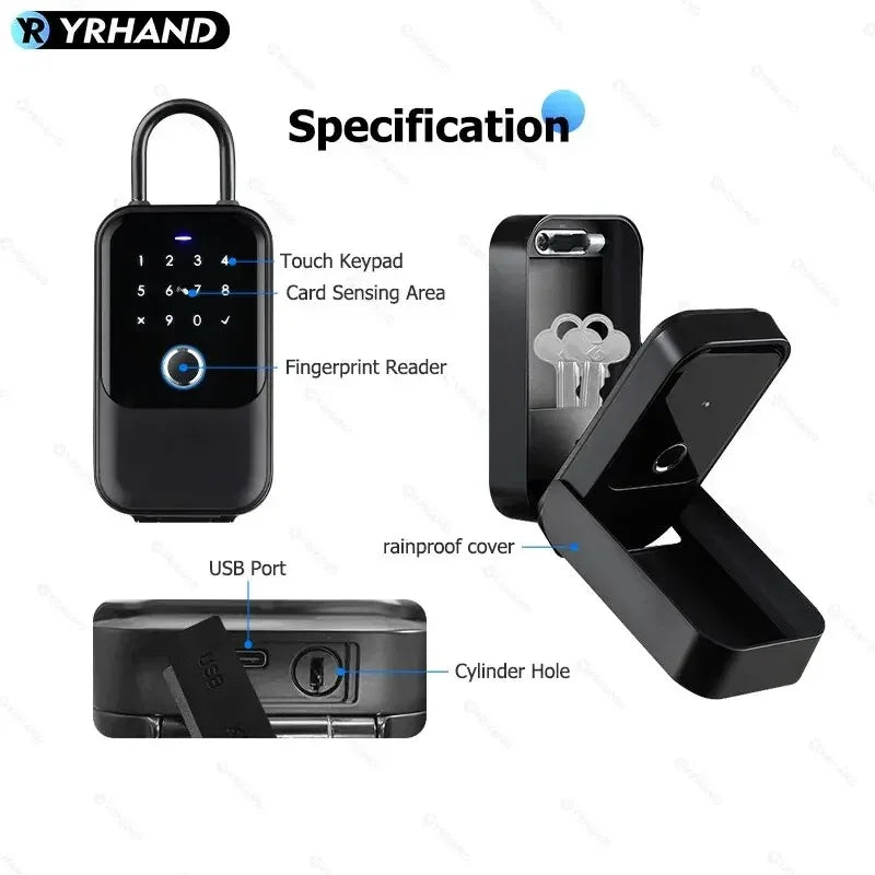 Smart Lock Box Full Specifications Chart Features Overview