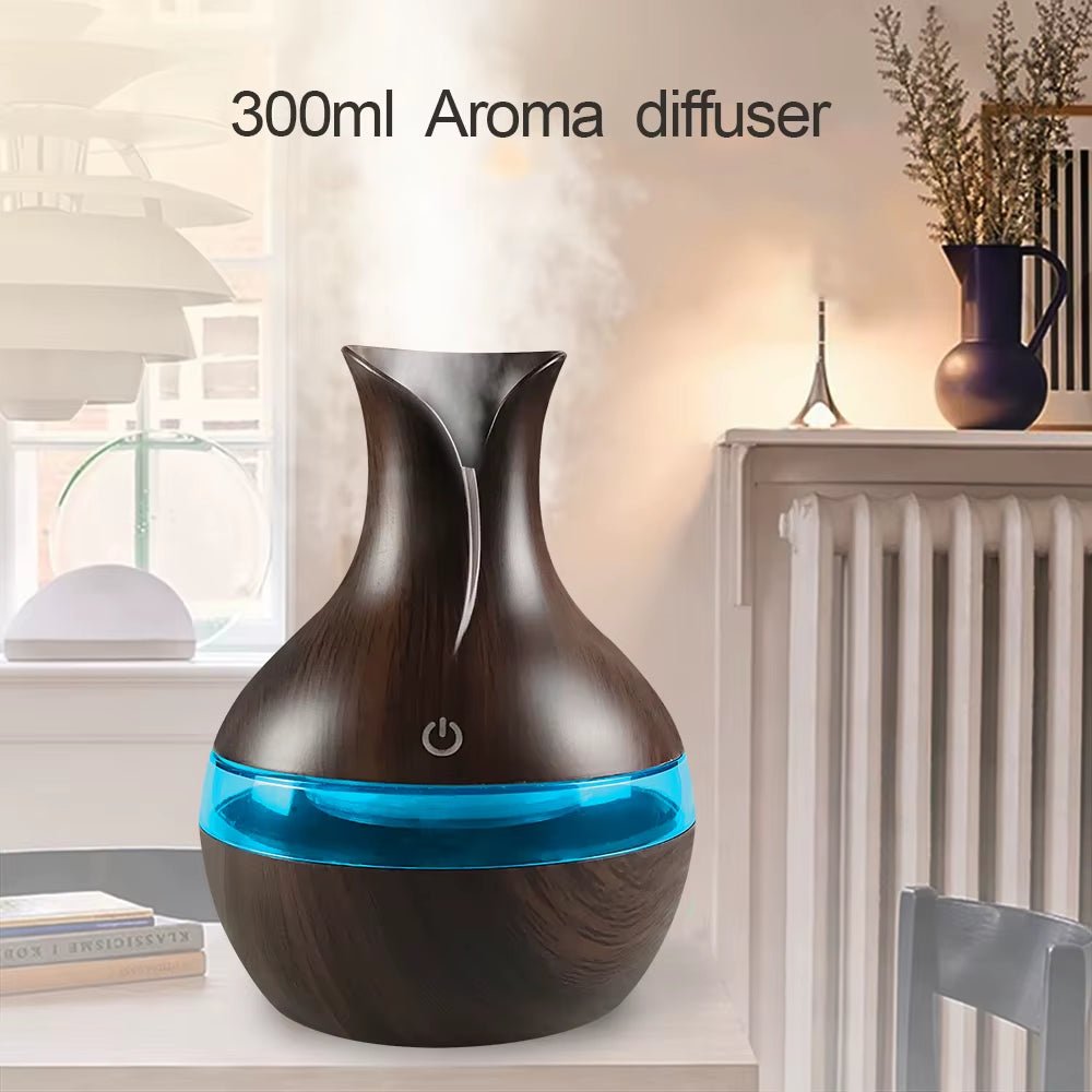 Ultrasonic Diffuser Purple LED Glow Home Bedroom Lifestyle