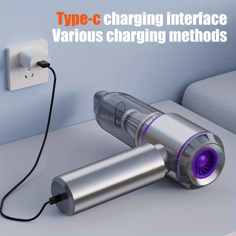 Handheld Vacuum USB Charging Portable Storage Next Wave Gadgets