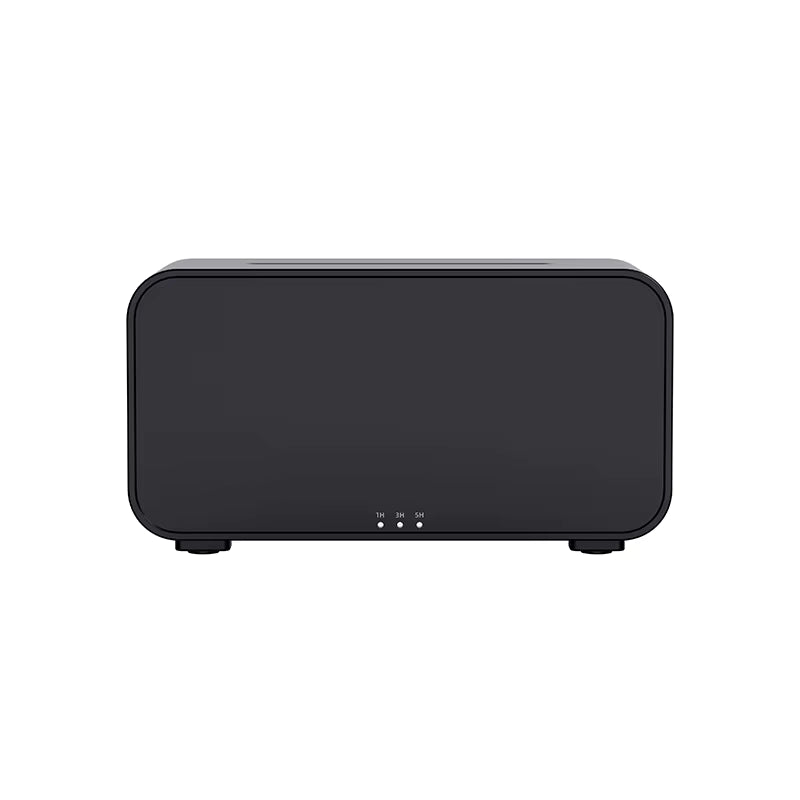 Flame Aromatherapy Diffuser Black Humidifier Desktop