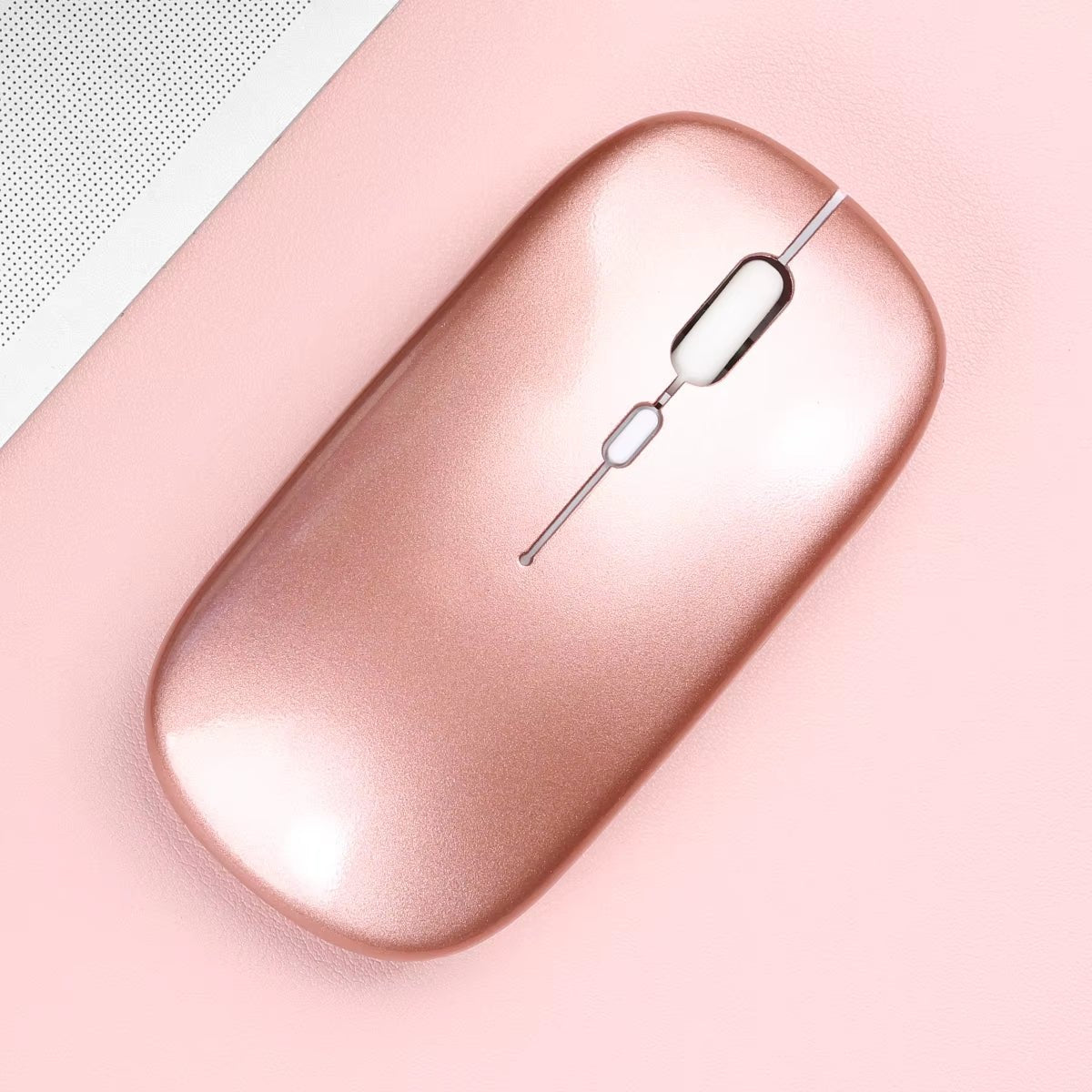 Wireless Bluetooth Mouse Rose Gold Pastel Silent Click