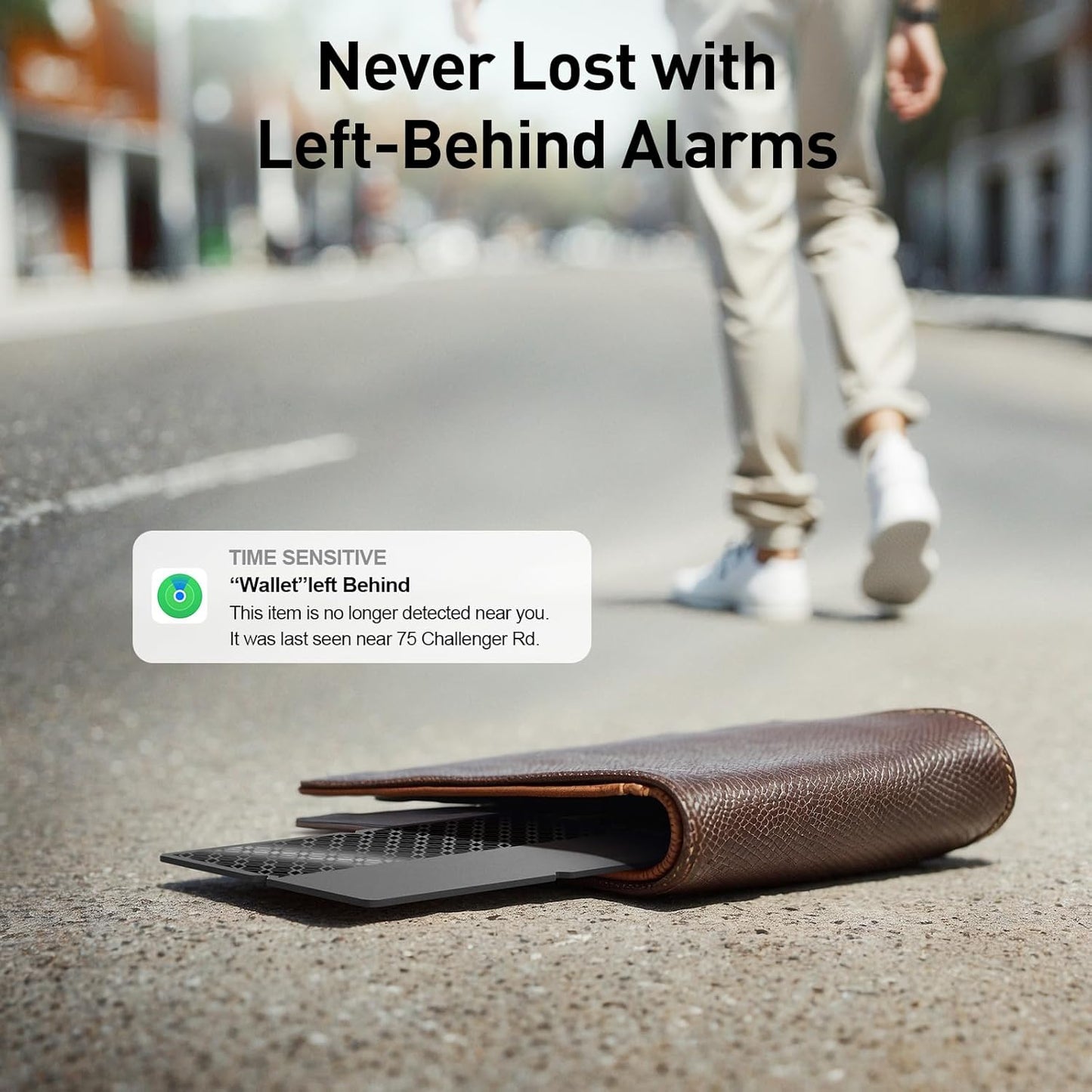 2026 Apple Mfi Certified Wallet Tracker Smart Card for Find My Iphone Ultra Thin Air Tracker Tag, 5 Years+ Staying Power, IP68 Waterproof, Bluetooth Key Finder & Item Locator for Keys, Bags, Passport