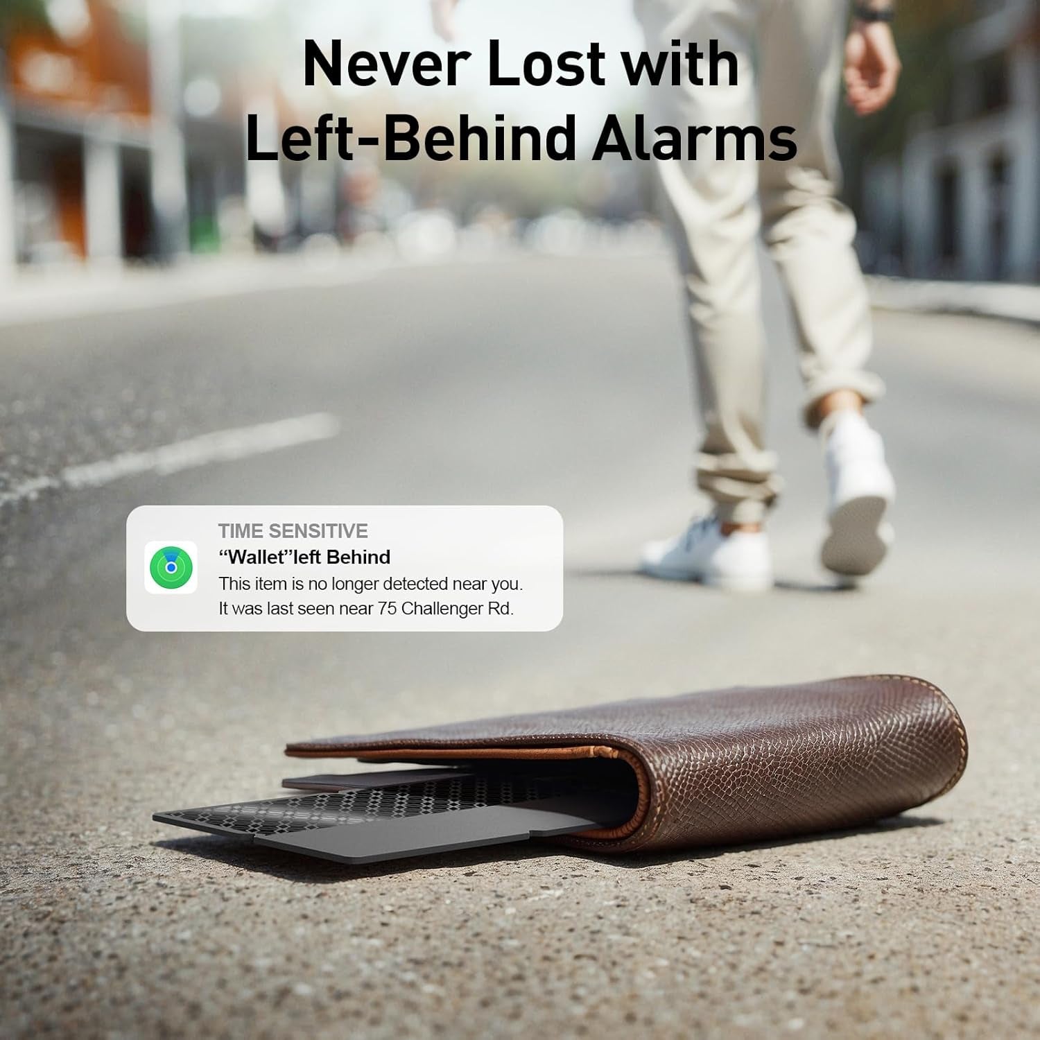 2026 Apple Mfi Certified Wallet Tracker Smart Card for Find My Iphone Ultra Thin Air Tracker Tag, 5 Years+ Staying Power, IP68 Waterproof, Bluetooth Key Finder & Item Locator for Keys, Bags, Passport