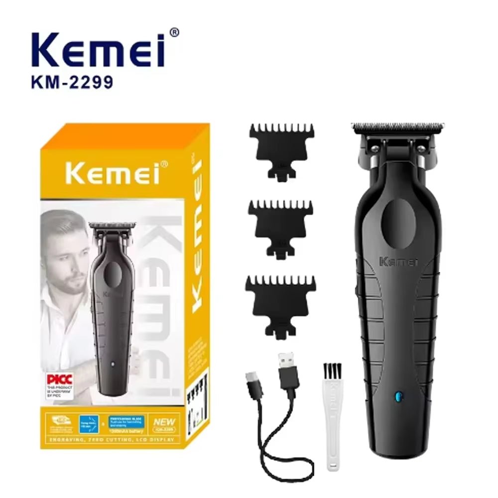 Hair Clipper Retail Yellow Box Packaging with Accessories