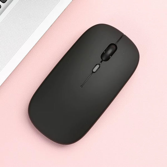 Wireless Bluetooth Mouse Silent Click Black Rechargeable