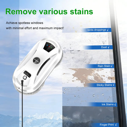 Ultra Thin Robot Vacuum Cleaner Window Cleaning Robot Window Electric Glass Limpiacristales Remote Control for Home