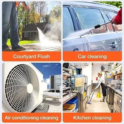 Wireless High-Voltage Cleaning Machine (Dual Electric), Portable Wireless High-Voltage Electric Car Cleaning Machine, Foam Spray Gun Car Cleaning Tool, High-Voltage Car Cleaning Water Gun, Wireless Charging Car Floor Cleaning Machine