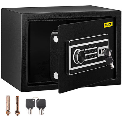 Digital Electronic Security Safe Black Front View Keypad