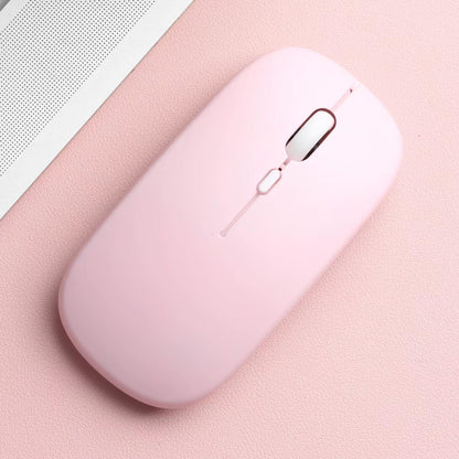 Wireless Bluetooth Mouse Pink Slim Silent Click Compact