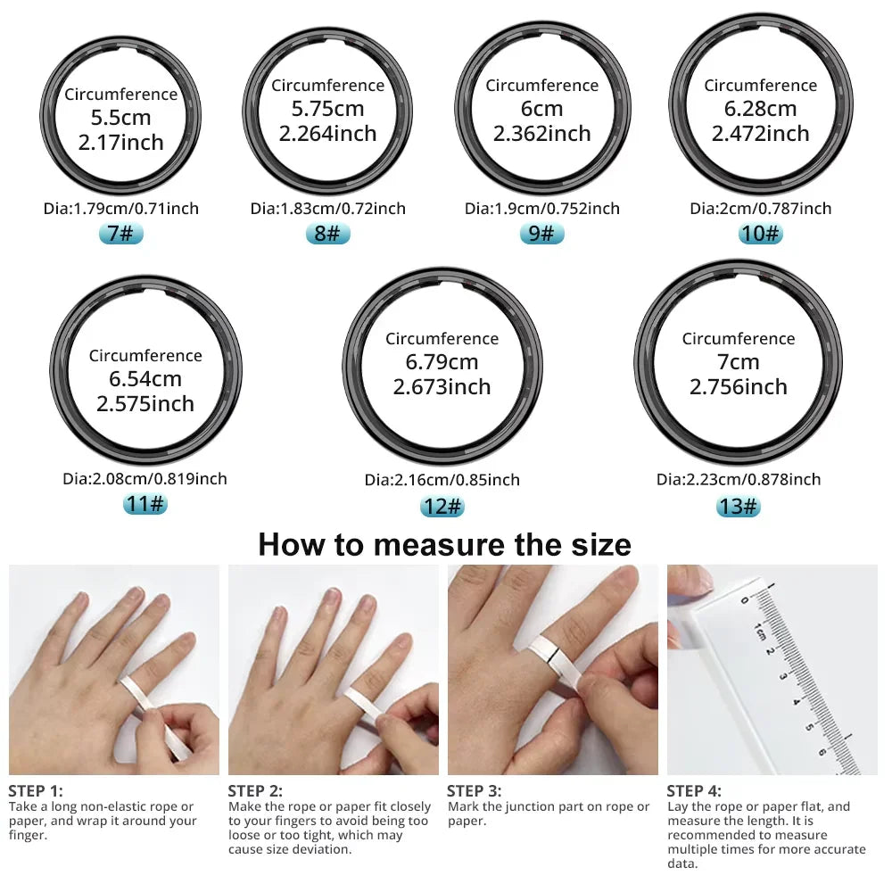 Smart Ring Size Guide How to Measure Ring Size Chart