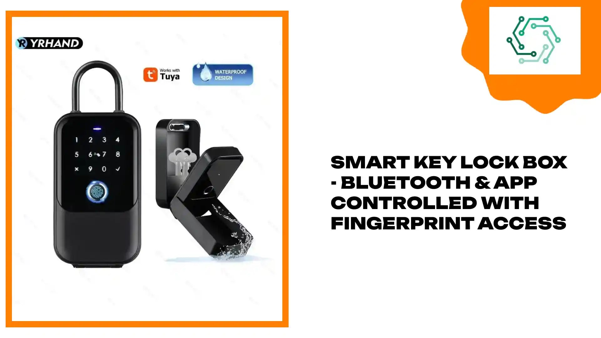 Smart Key Lock Box - Bluetooth & App Controlled with Fingerprint Access by@Outfy