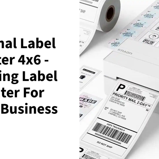 Thermal Label Printer 4x6 - Shipping Label Printer for Small Business by@Outfy